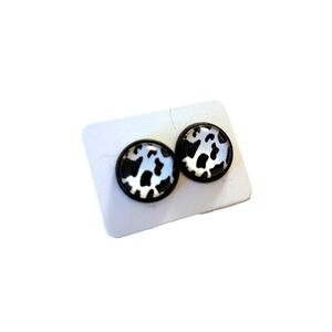 *NEW!* Cow Print Acrylic Earrings